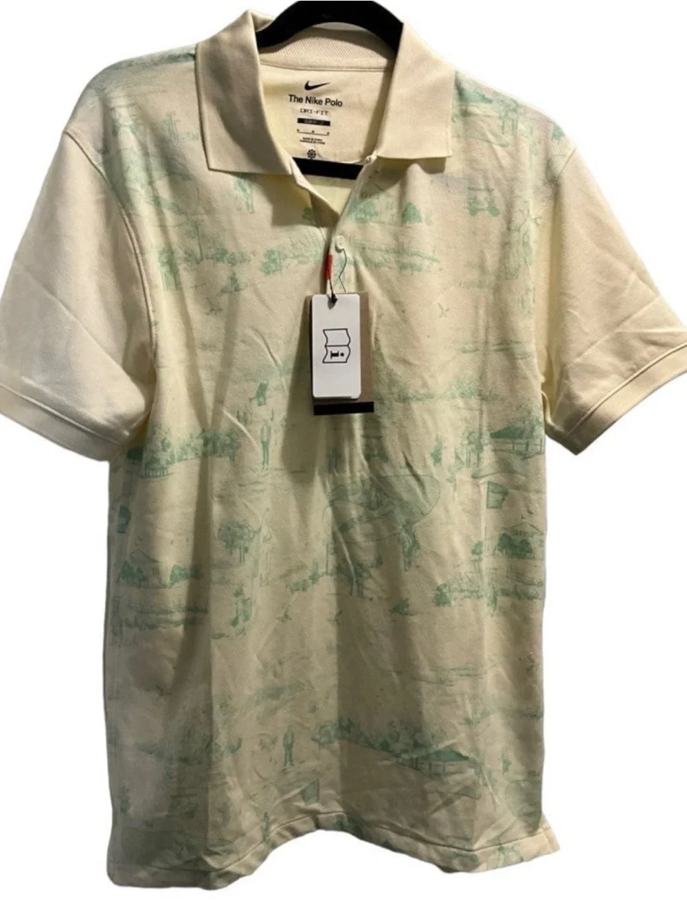 Nike Polo with Scenic Print Men's Medium